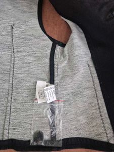 Stylish Dark Grey Denim Vest - Used Once