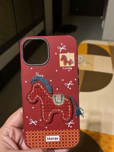 Iphone 13/14 Red Horse Phone Case