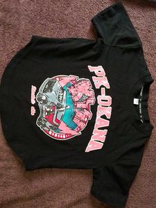 Graphic Print Black T-Shirt