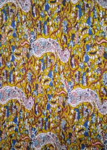 Vintage Paisley Print Maxi Dress
