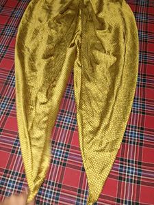 Chic Yellow Dhoti Suit with Floral Jacket