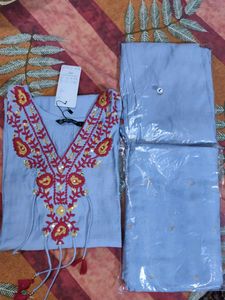 Embroidered Kurta Set