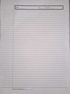 ASSIGNMENT SHEETS - Pack Of 100