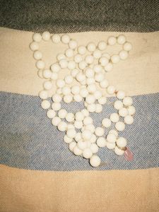 Elegant White Bead Necklace