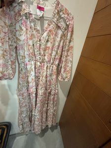 Floral Tiered Ruffle Dress