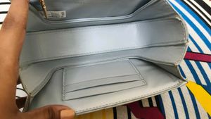 Charles &amp; Keith ALVA quilted sling - Sea salt blue