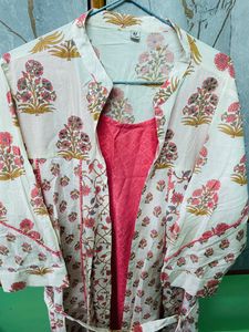 Shrug Pattern One Piece Kurti 💗