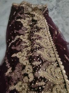 Exquisite Embroidered Lehenga Skirt with dupatta
