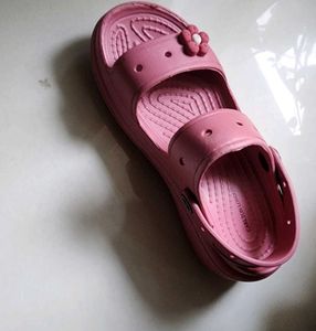 Cute Pink Flower Sandals