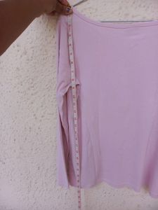 Light Pink Boat Neck Tshirt