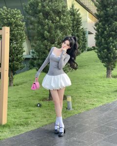 White Bubble Skirt