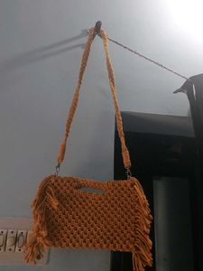 Boho Chic Macrame Crossbody Bag