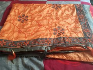 NEW Saree Full Embroidery Work