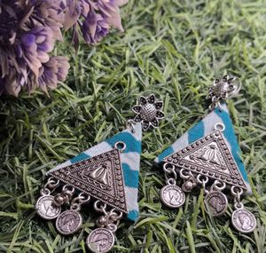 Boho Tribal Coin Earrings