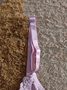 pink Lace Bra &amp; Thong Set