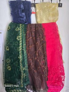 Net Dupattas - Set of 5