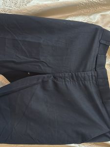 Black Straight Leg Trousers