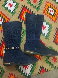 Stylish Navy Blue Women's Boots