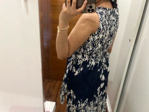 biba  Sleeveless V-Neck Printed Dress