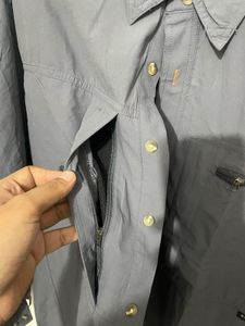 Columbia Men's Gray Button-Up Shirt