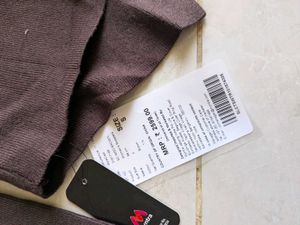 Brown Ruched Button-Up Top