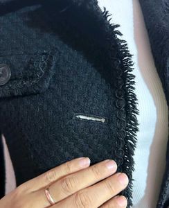Black Tweet Coat