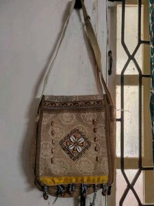 Boho Crossbody Jute Bag