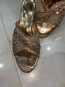 Heavy Work Golden Heels