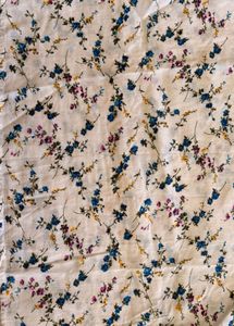 FIG Floral White Tie-Up Top(without pants)| Size S