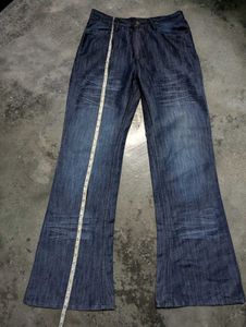 Unisex Vintage Y2K Spencer Denim Jeans | Embroider