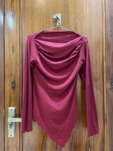Chic Ruched Long Sleeve Top