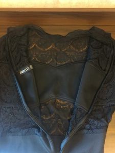 FabAlley Elegant Black Lace Dress (S)