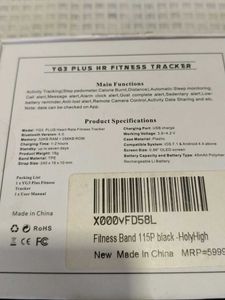 Fitness band watch'