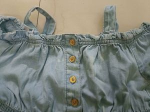 off shoulder dress for 6-12 months girl