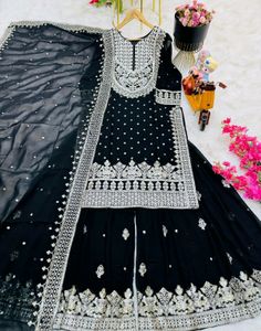 BEAUTIFUL SHARARA WITH TOP &amp; DUPATTA COMBO