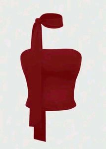Stylish Maroon Tube Top