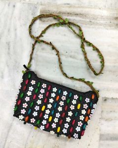 Beaded Crossbody Bag