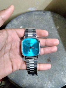 Casio classics watch with blue dial