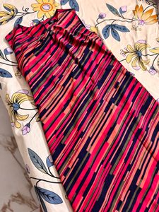 Striped Sleeveless Maxi Dress