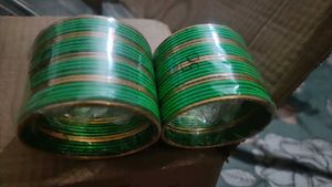 Set of Orange and Green Bangles😍
