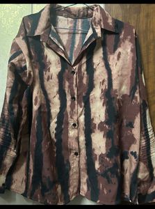 Stylish Printed Collared Shirt