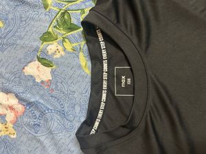 Black Activewear T-Shirt