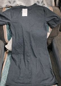 Simple Grey T-Shirt Dress
