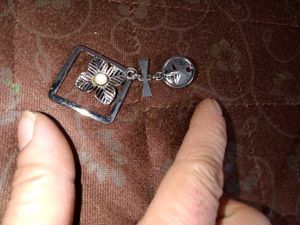 Vintage Flower Charm Pendant