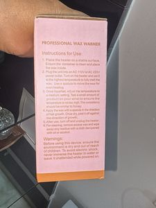 Pink Wax Heater Machine