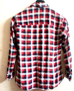 💗Woman Check Shirt Multicolour, Size : L , No Fla