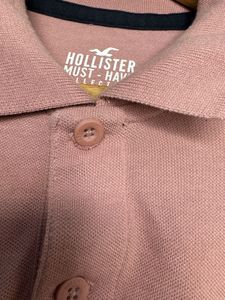 Hollister Pink Polo Tshirt