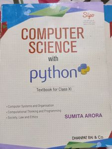 Computer Science With Python + Practical Class 11
