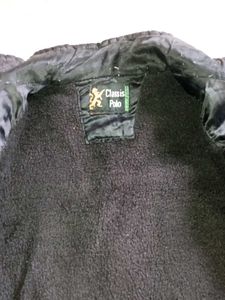 Black Graphic Jacket (Defect on Sleeves