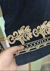Exquisite Velvet Kurta Set